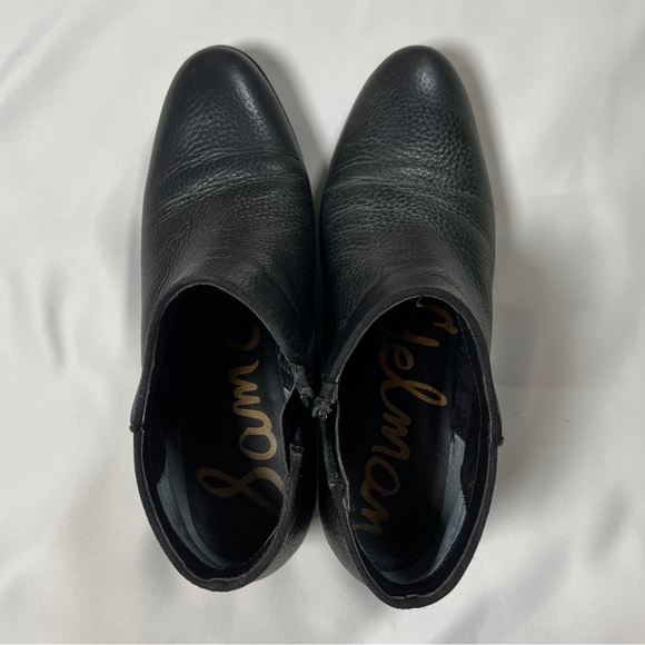 Sam Edelman Booties in super supple black leather, sz 8 - Picture 4 of 8